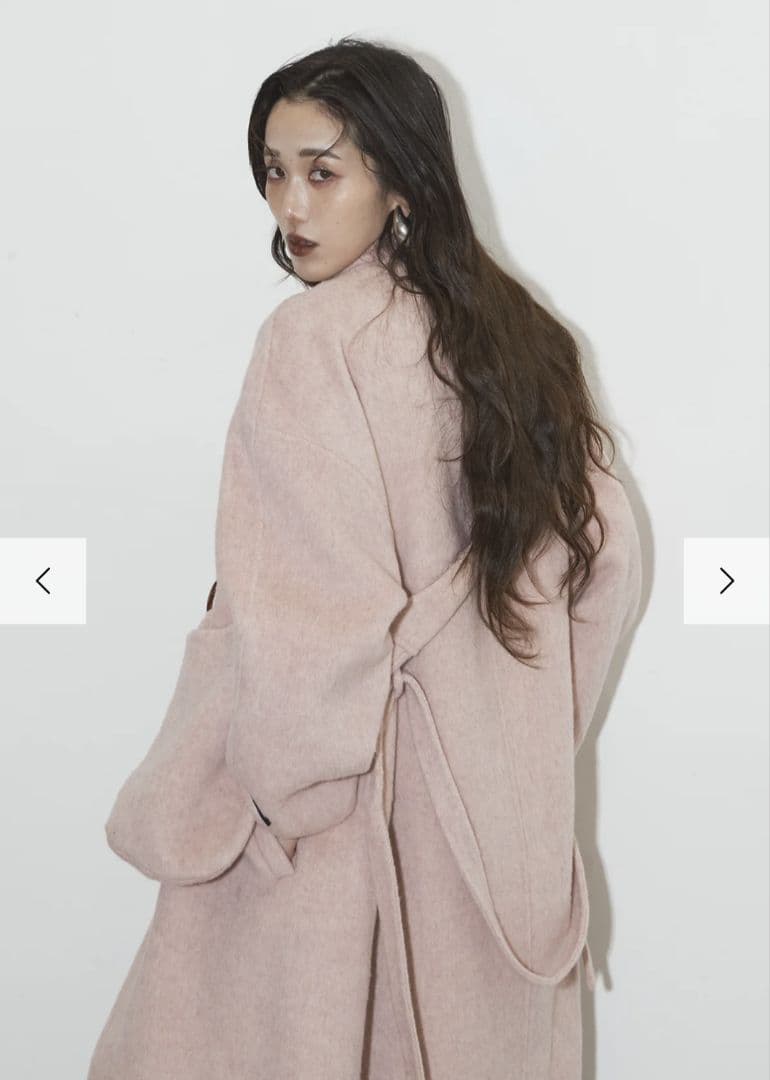 ANDREA&Co. ペールウールコート ピンク 未使用 新品