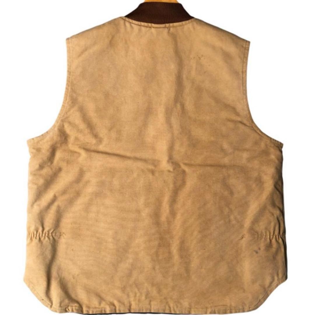 ヴィンテージ Carhartt カーハート ダック ベスト USA製 腰ゴム