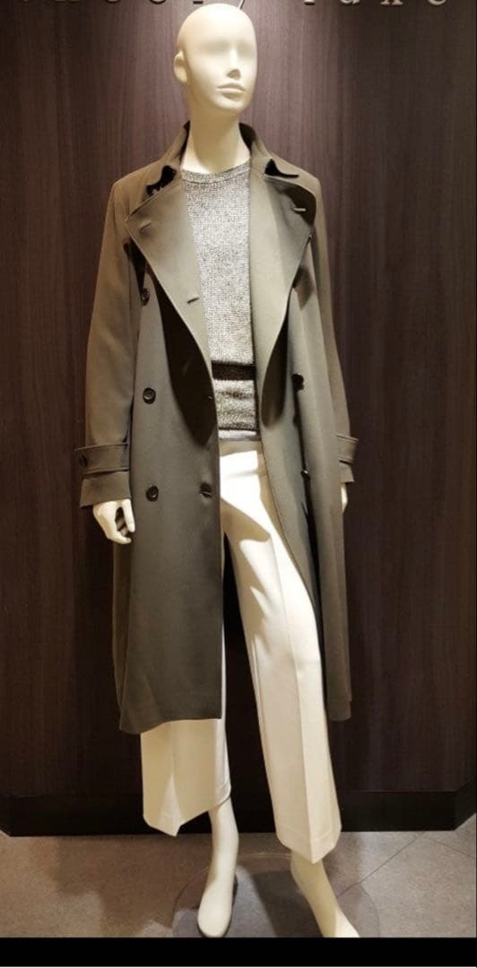 theory luxeリネンメッシュニットプルオーバーネイビー 定価2.6万円