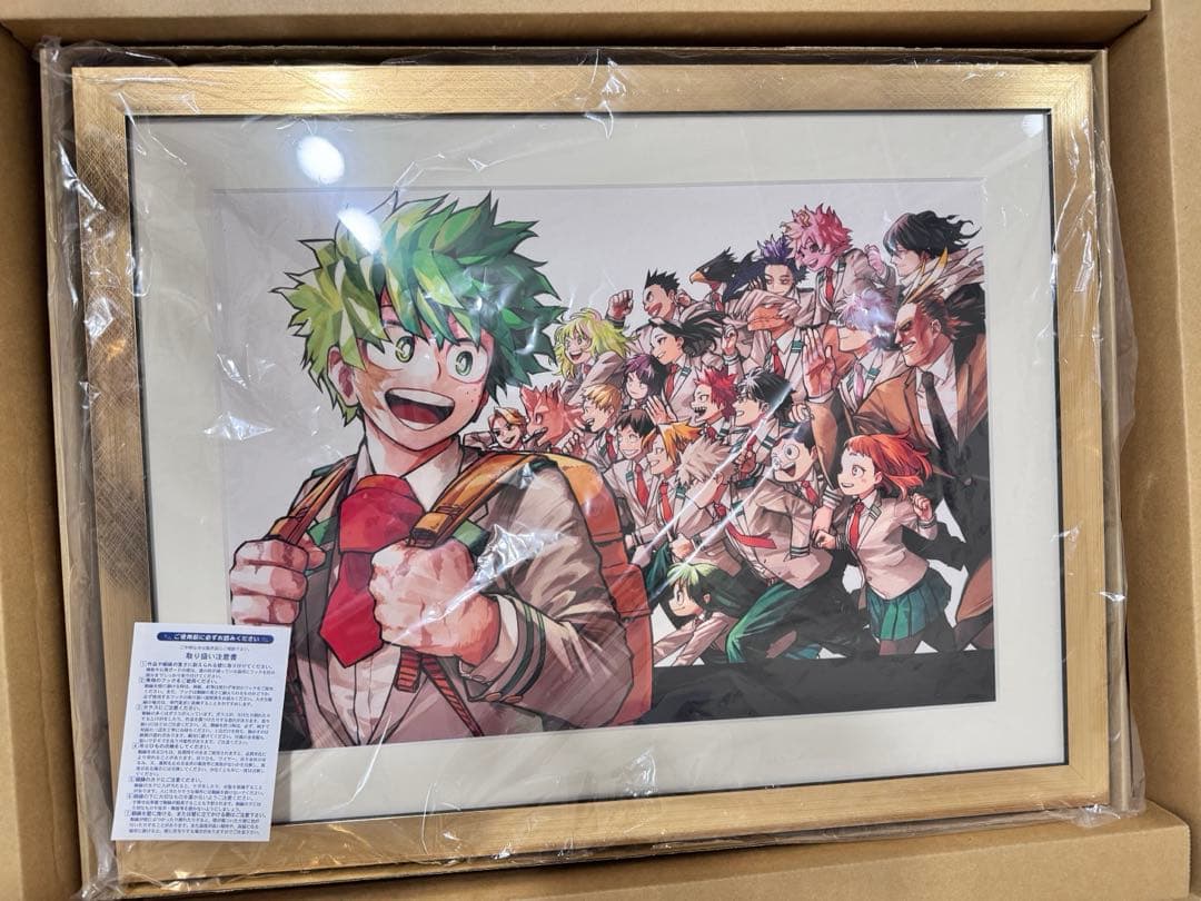 『僕のヒーローアカデミア』額装高精細デジタルカラー　高級複製原画
