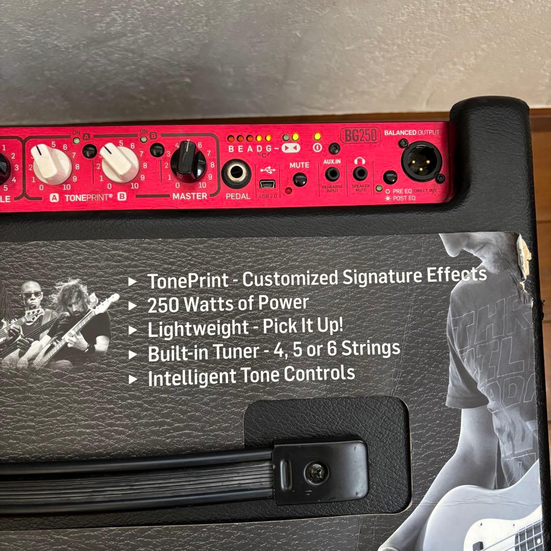 レア　tc electronic bg250 combo ベースアンプ　コンボ