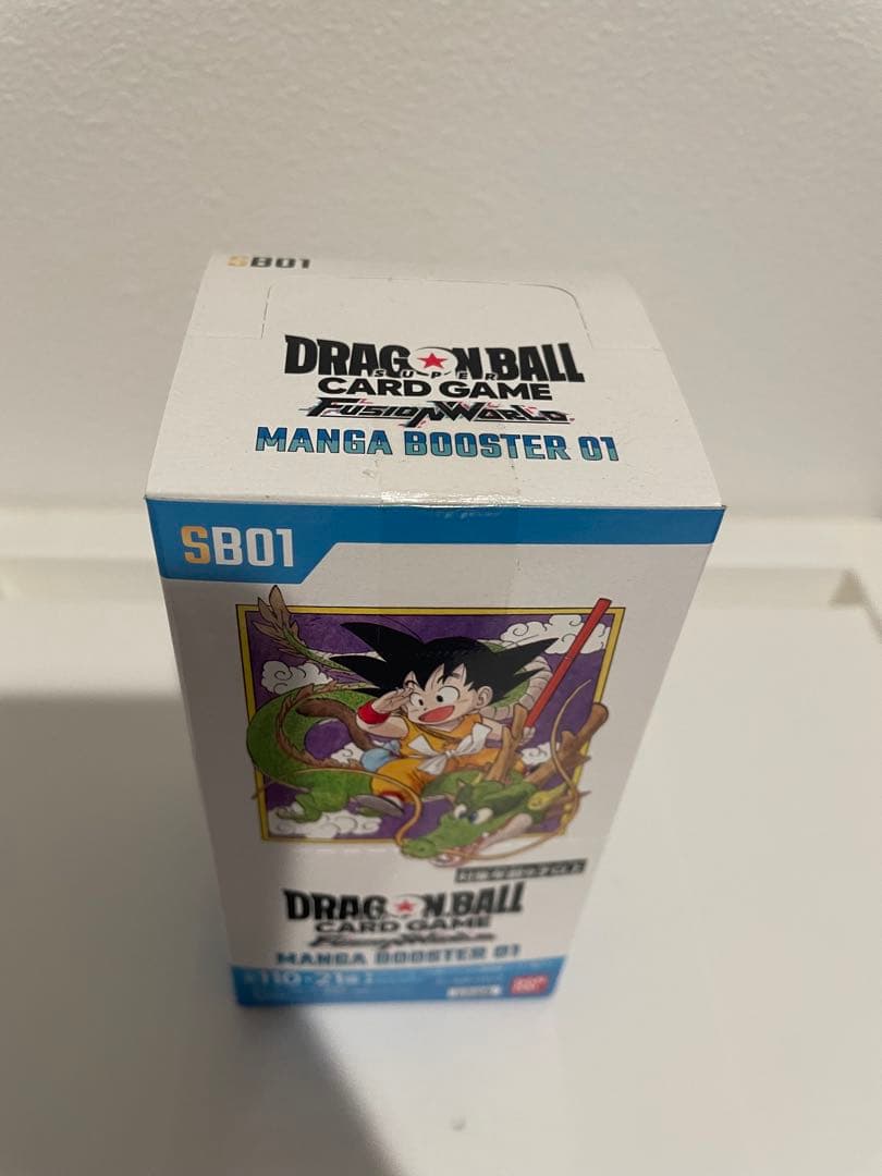 ドラゴンボールカードゲーム フュージョンワールド マンガブースター01 テープ付
