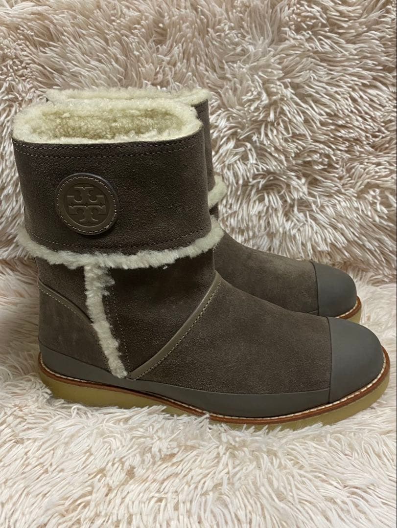 【新品未使用】TORY BURCH トリーバーチ ムートンブーツ 8M 25cm