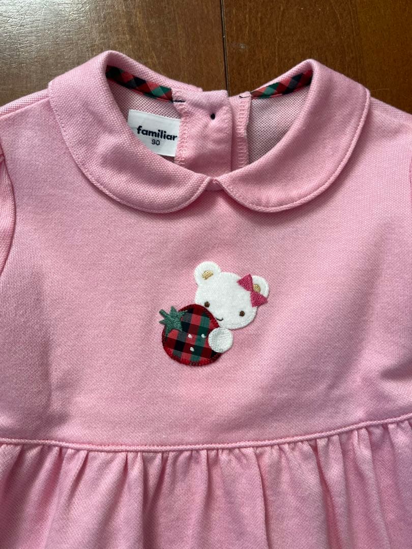 ファミリア　ワンピース　いちご　90サイズ