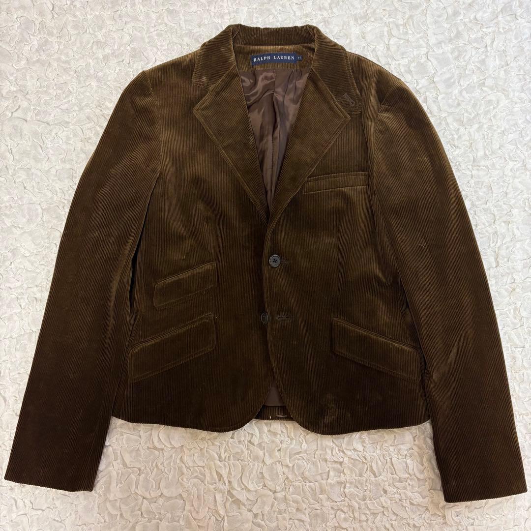 美品 ラルフローレン テーラードジャケット エルボーパッチ コーデュロイ 11