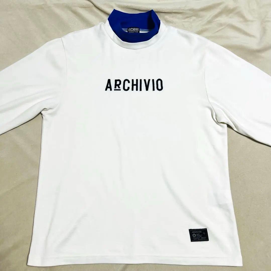 アルチビオ　ARCHIVIO 長袖モックネックシャツ　サイズ46（M）美品