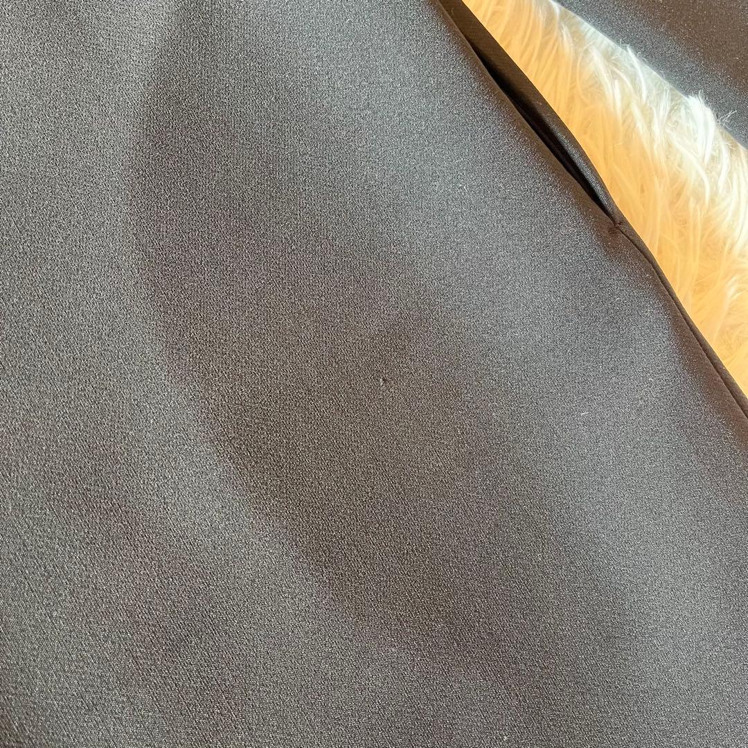 美品✨ ヨーコチャン スカラップドレス ロングスリーブ ワンピース ブラック M