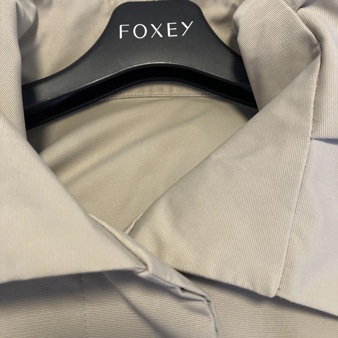 FOXEY ベージュ 40 フォクシー　トレンチコート　スプリングコート