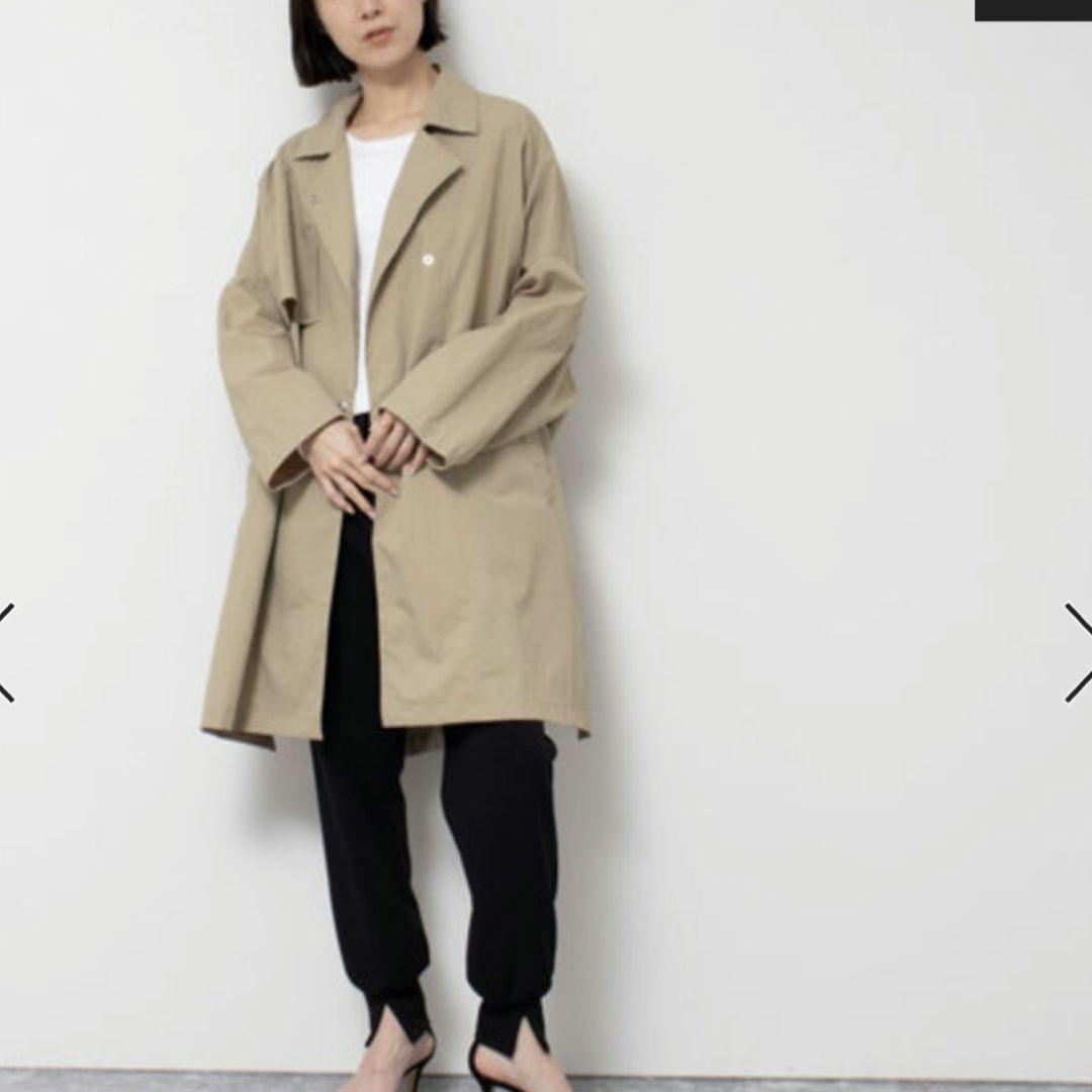 新品　NOLLEY'S　ウォッシャブル撥水タフタオーバーコート　定価35200円