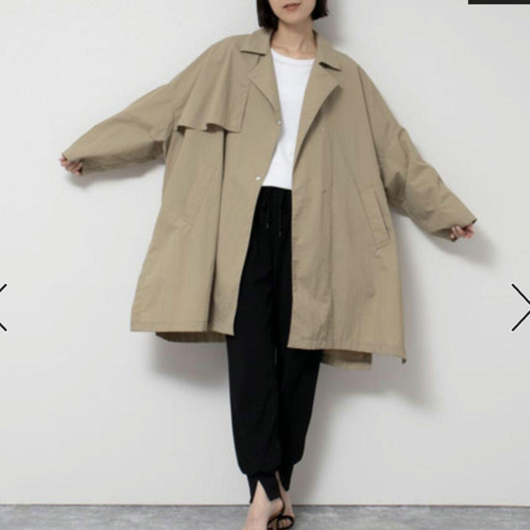新品　NOLLEY'S　ウォッシャブル撥水タフタオーバーコート　定価35200円