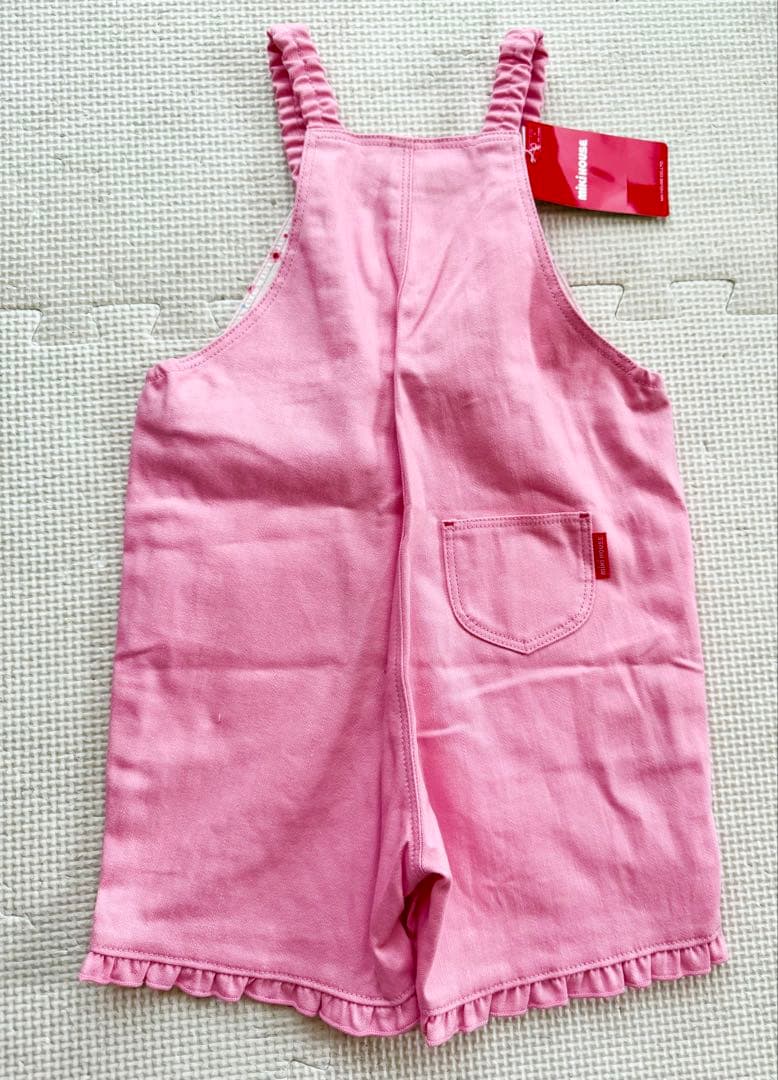 新品　ミキハウス　オーバーオール