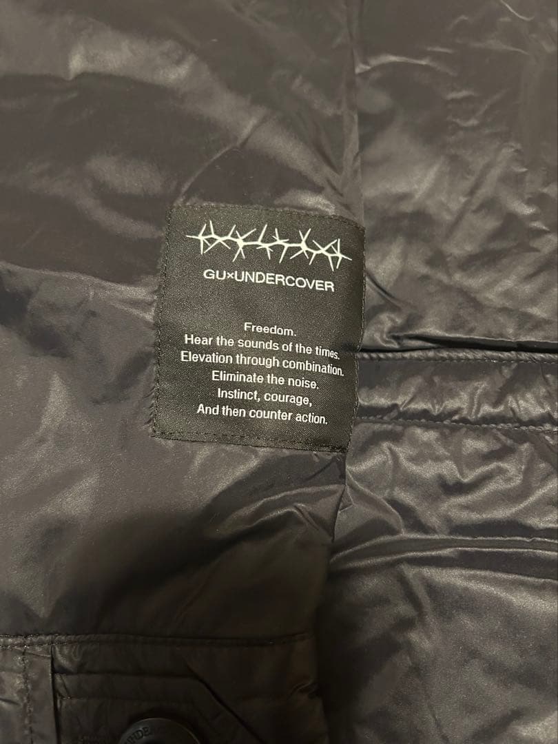 GU アンダーカバー　コラボ パテットコート　ブラック　XL 新品未使用