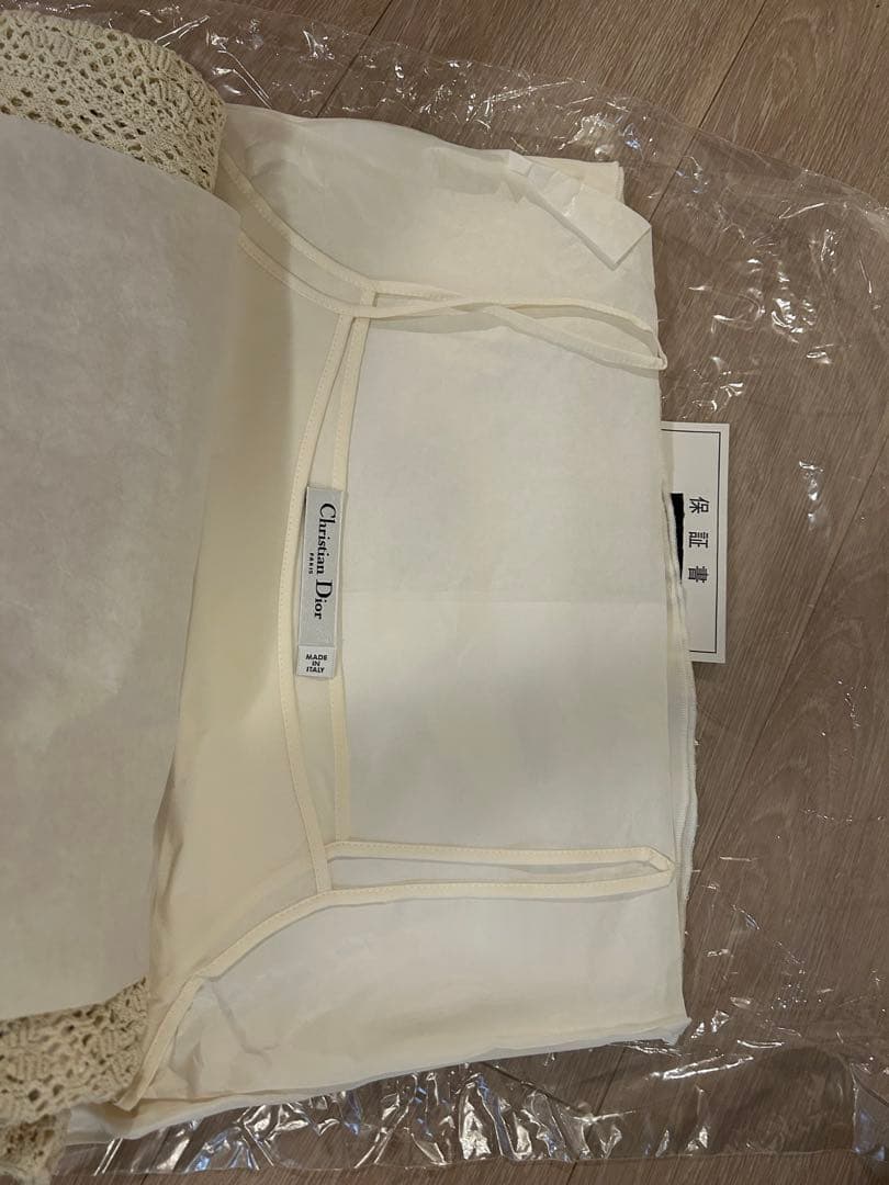 Christian Dior 白レースワンピース