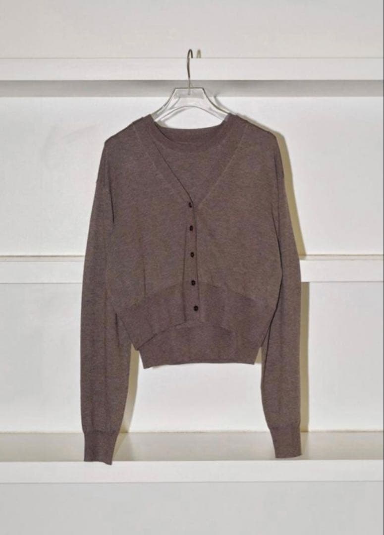 Todayful 2set useful knit ブラウン