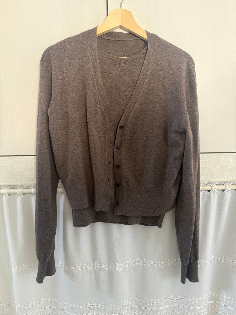 Todayful 2set useful knit ブラウン