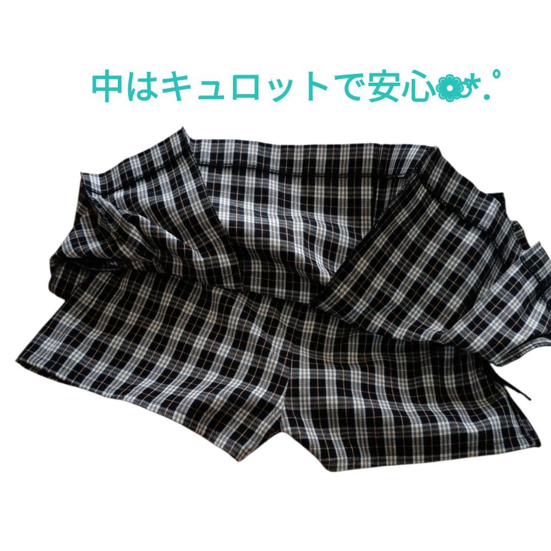 極美品 バーバリー ブルーレーベル ノバチェック プリーツ キュロットスカート