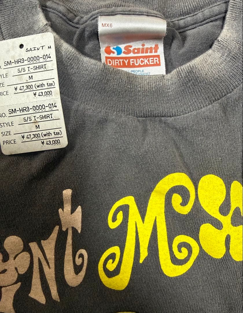 トップス saint mxxxxxx SS TEE/SAINT MX6 / BLK