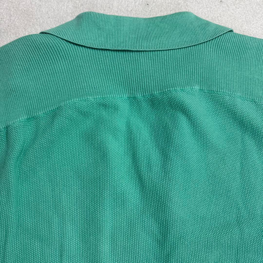 エルメスHERMES ノースリーブポロシャツ　ライトグリーン　S イタリア製