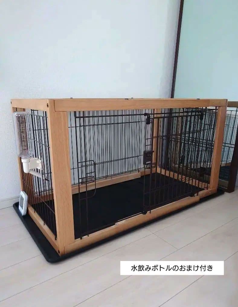 最終価格 /送料込　リッチェル木製スライドペットサークル小型犬用