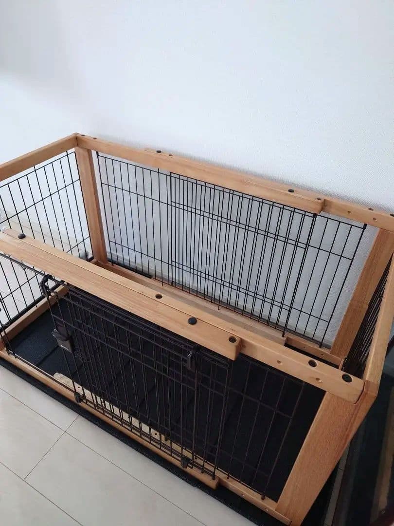 最終価格 /送料込　リッチェル木製スライドペットサークル小型犬用