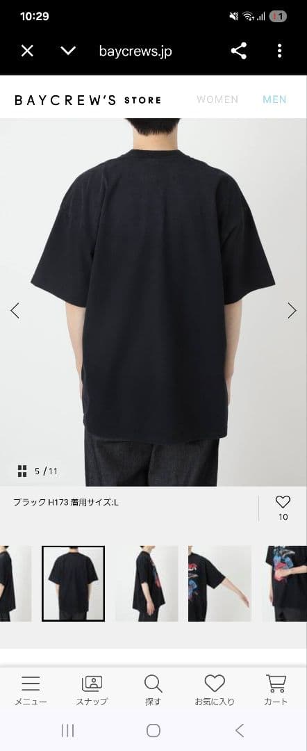 トップス doublet TENBUYER T-SHIRT