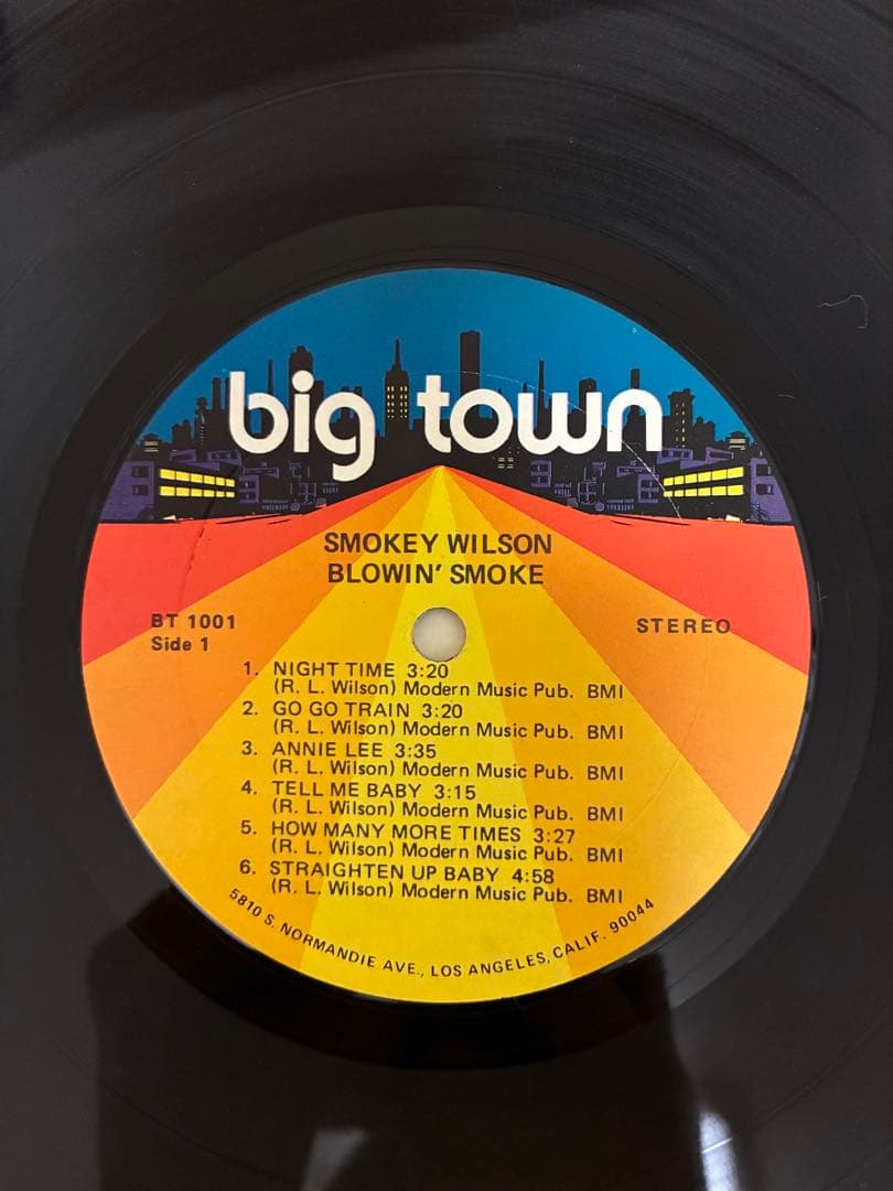 【LP】Smokey Wilson ‎/ Blowin' Smoke