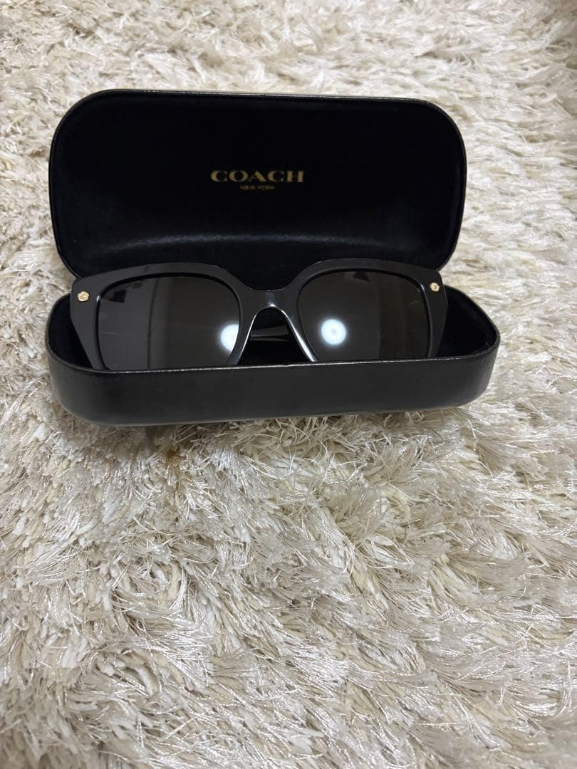 COACH ブラック サングラス ケース付き