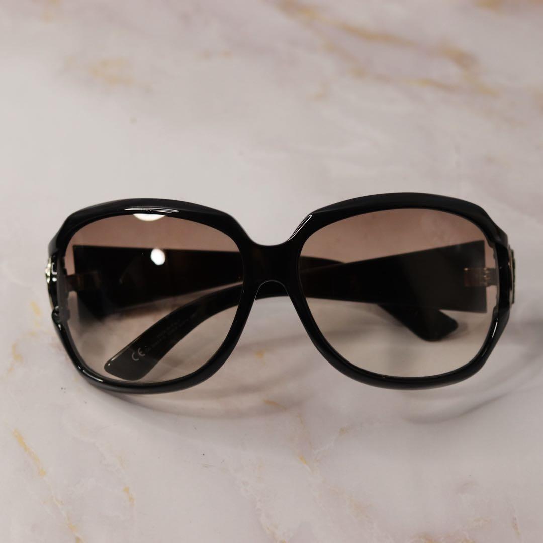 GUCCI オーバル y2k クレスト ロゴ アンティーク レトロ サングラス