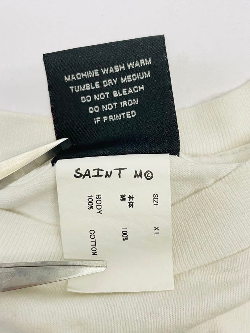 127★SAINT MICHAEL S/S TEE RIBON SAINT