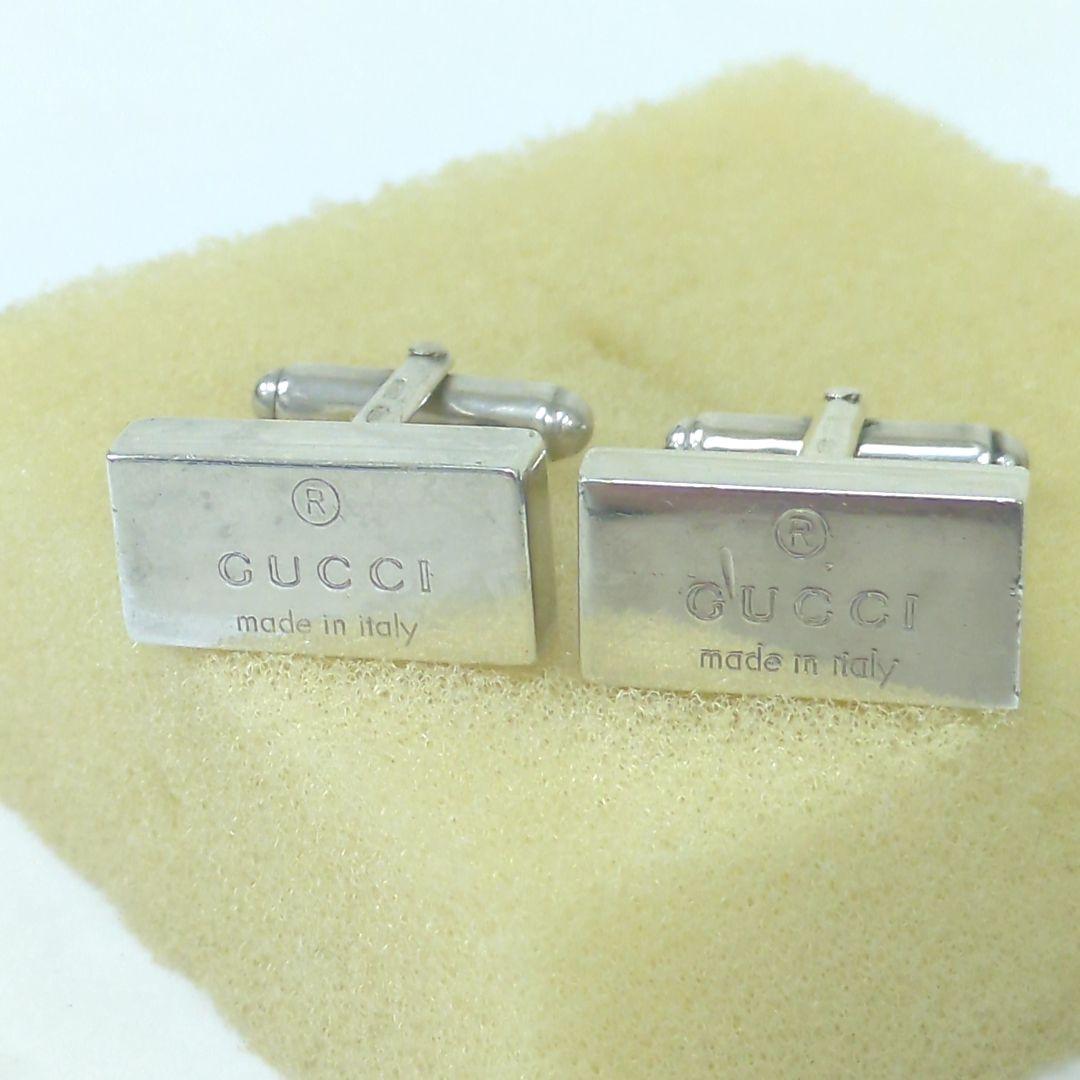 GUCCI グッチ シルバー 925 カフリンクス イタリア製