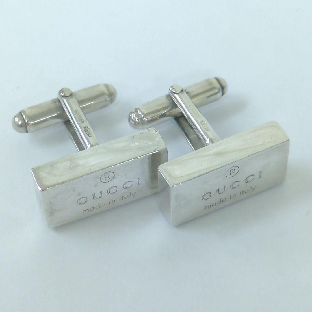 GUCCI グッチ シルバー 925 カフリンクス イタリア製