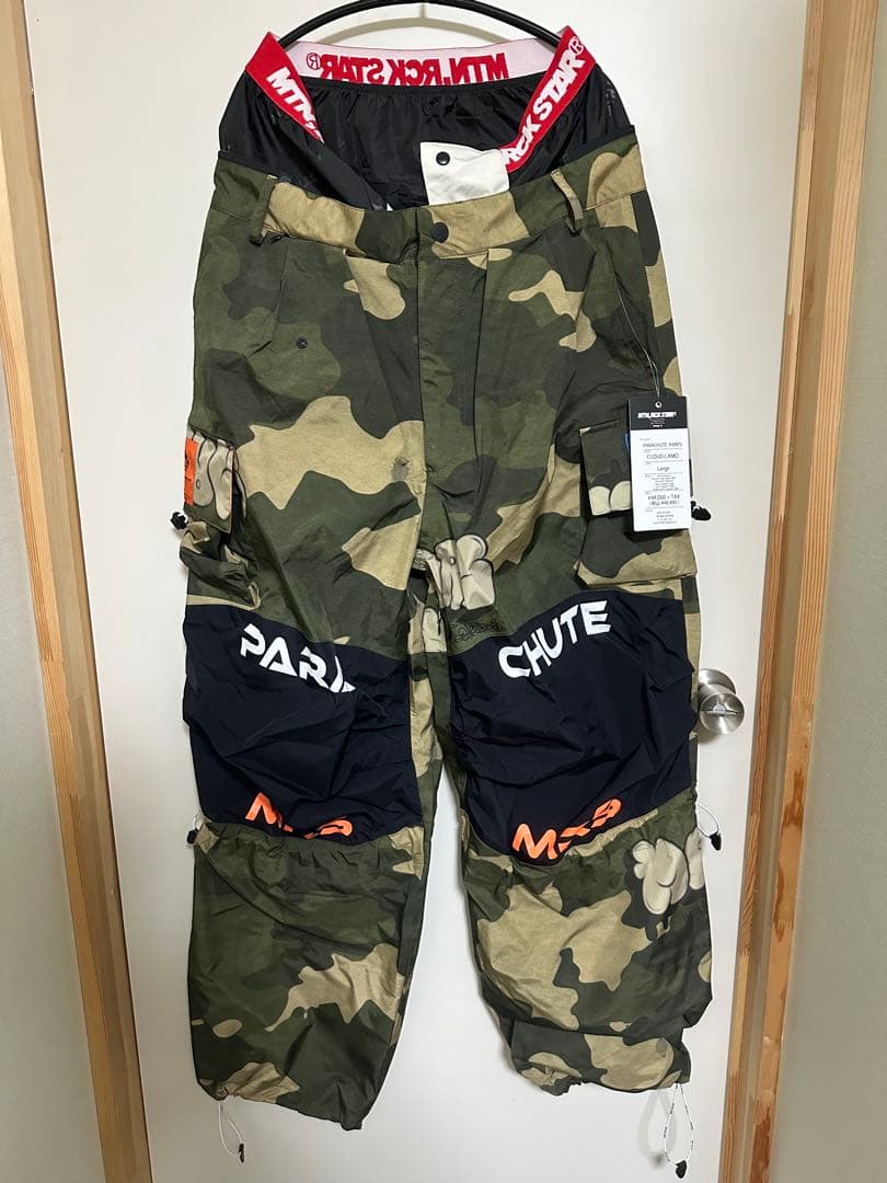 25-26 マウンテンロックスター PARACHUTE PANTS Lサイズ