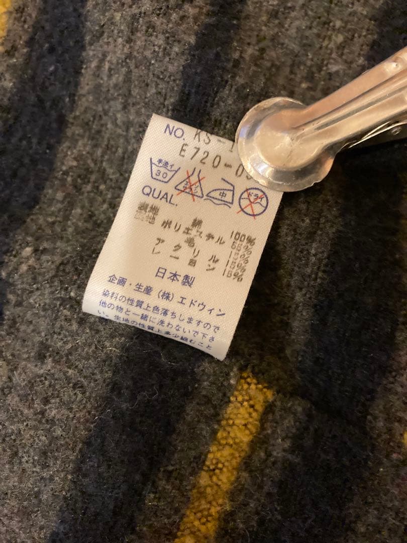 EDWIN 5169 裏地ウール混ブランケット！カバーオール　メイドインジャパン