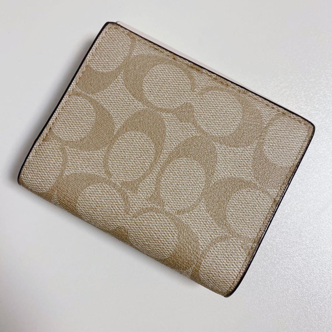【新品未使用】COACHコーチ★財布★エライザスモールウォレット★白ホワイト
