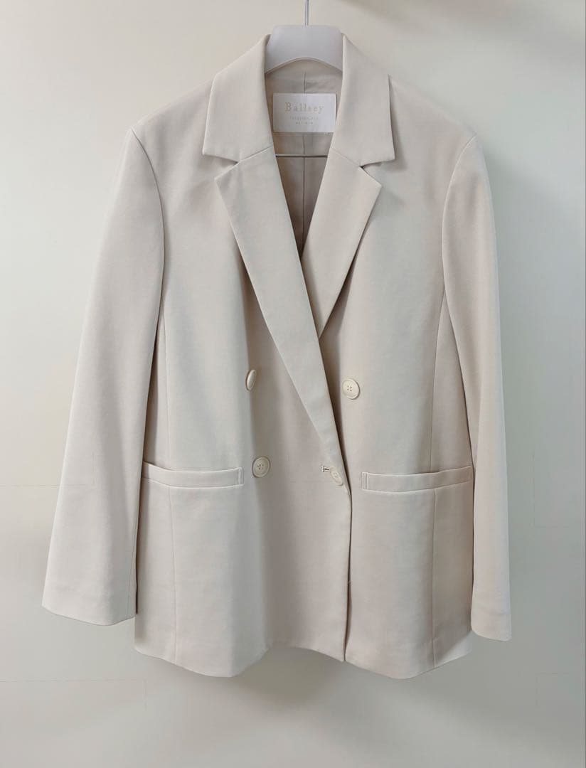 美品 Ballsey ダブルブレストジャケット ライトベージュ 36