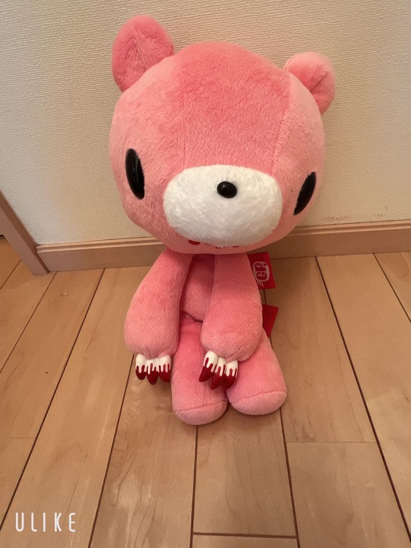 グルーミーピンクぬいぐるみ リュック付き