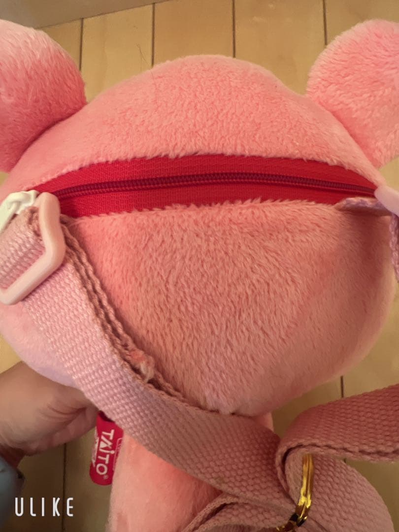 グルーミーピンクぬいぐるみ リュック付き