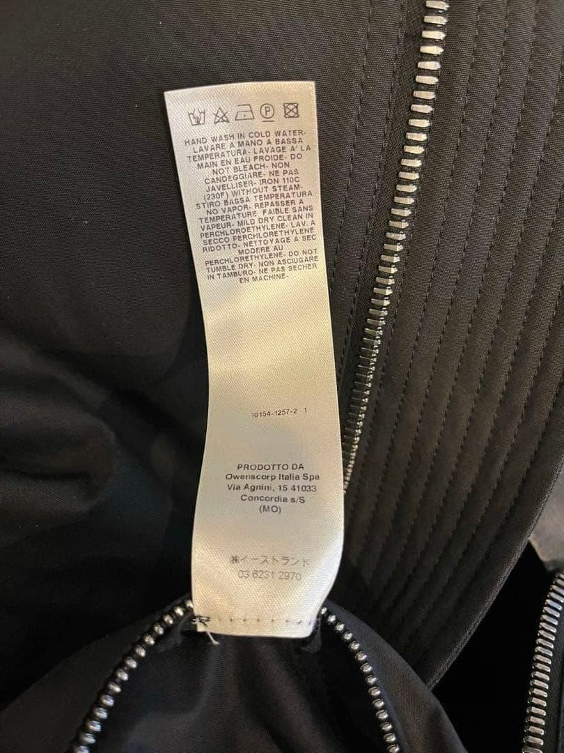 RIck Owens SS18 MA-1 RAGLAN ボンバージャケット 46