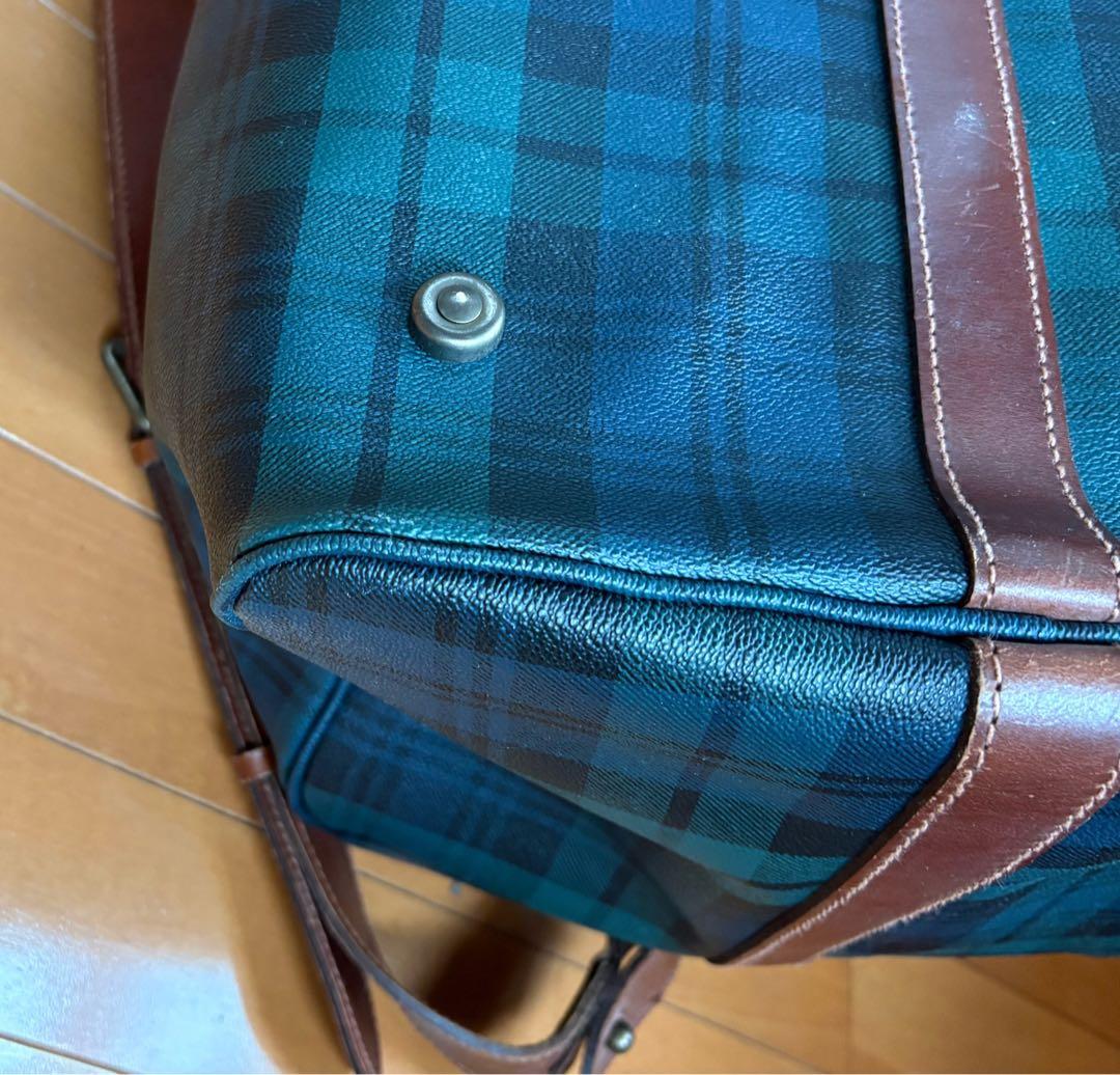POLO RALPH LAUREN ボストンバッグ PVC レザー 大容量