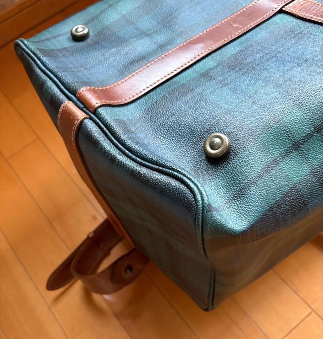 POLO RALPH LAUREN ボストンバッグ PVC レザー 大容量