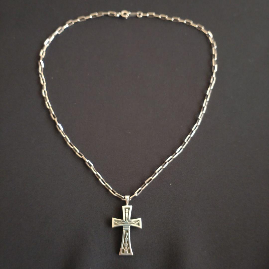 HOPI ホピ族 90年代 Cross「生命循環のクロス」ペンダント・トップ
