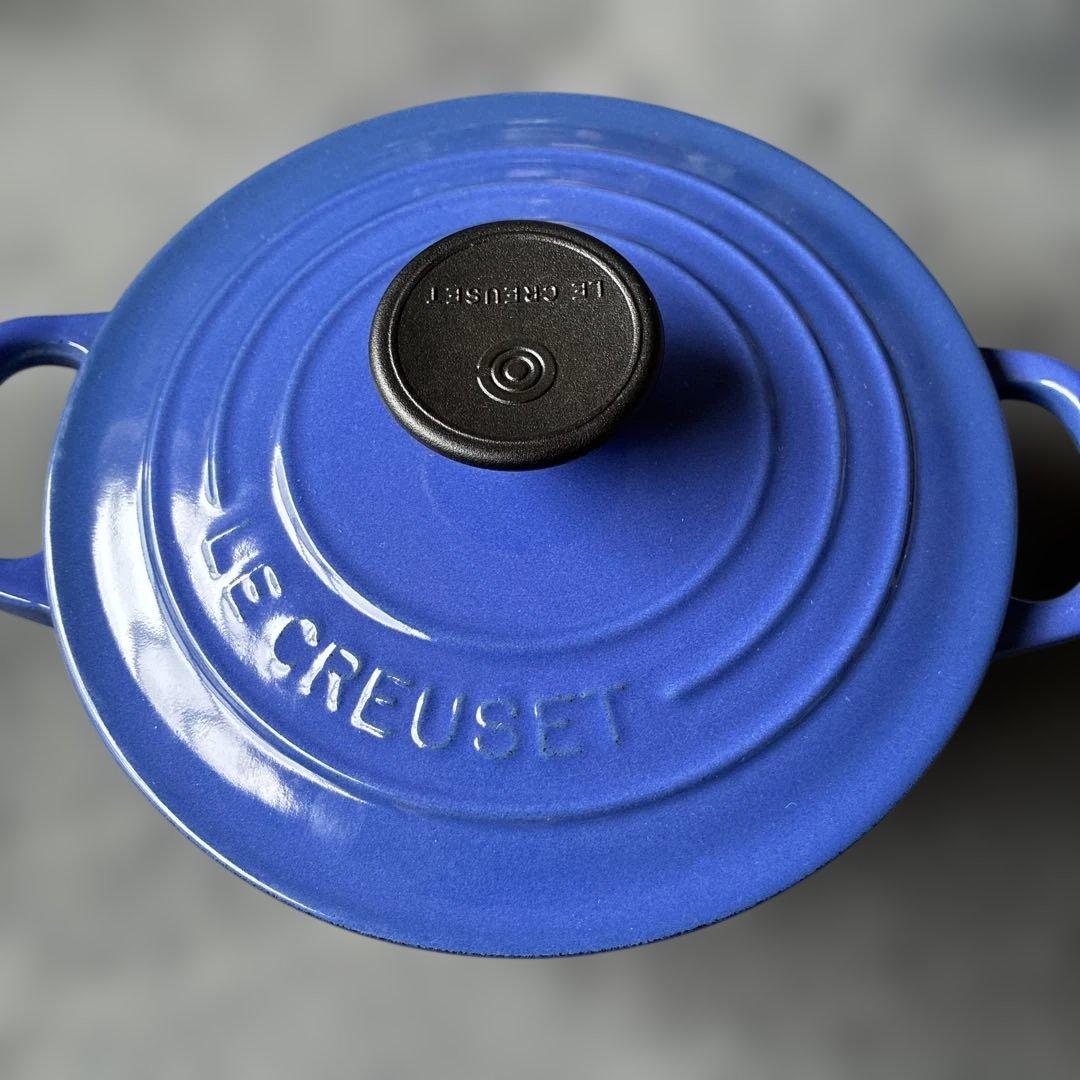 新品未使用　LE CREUSET　ココット ブルー　16cm