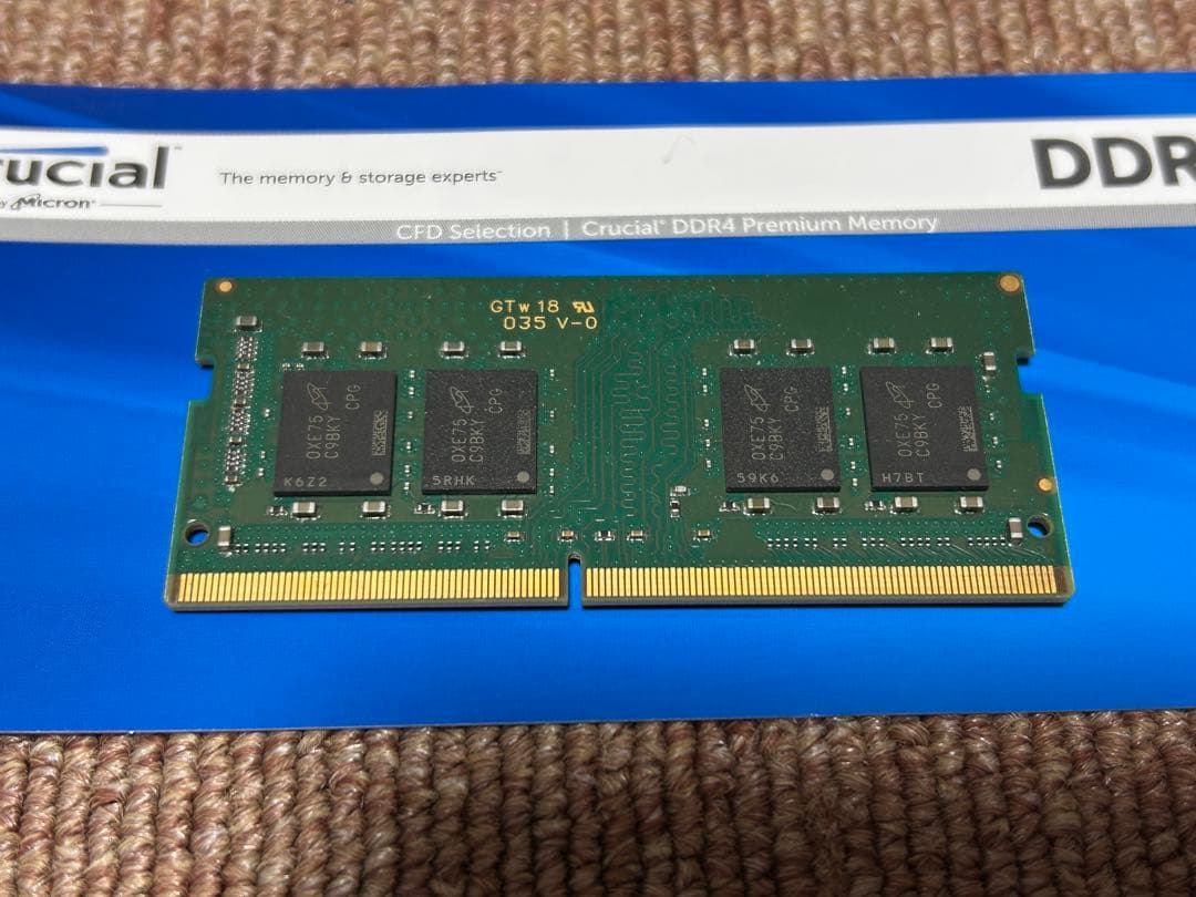 n*e様 ノート用 DDR4 3200 SODIMM 16GB クルーシャル マ
