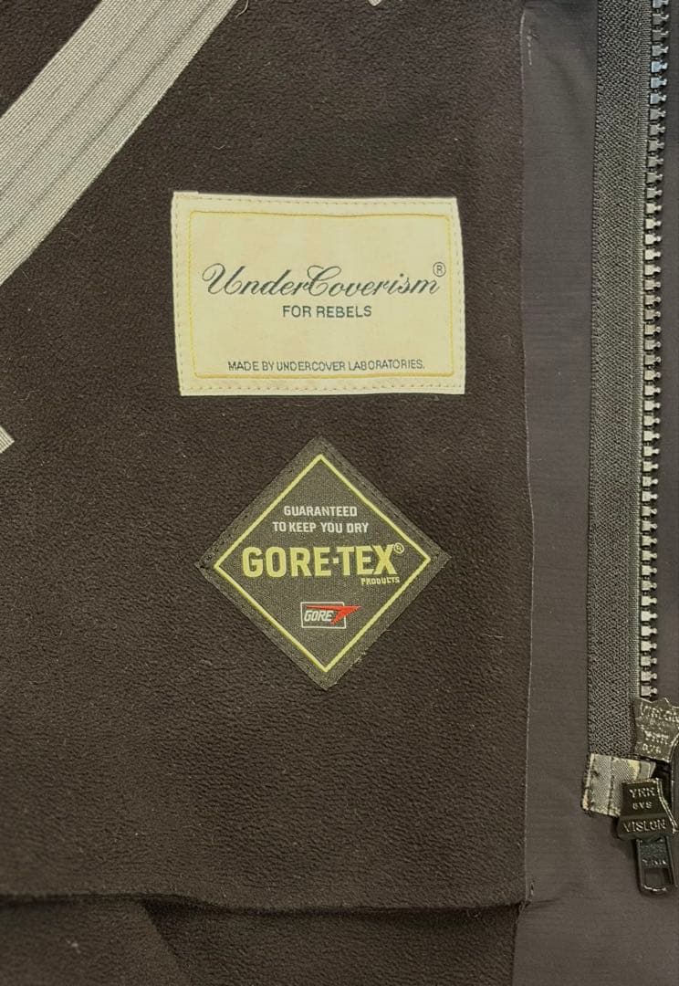 UNDER COVERISM GORE-TEX モッズコート 黒2