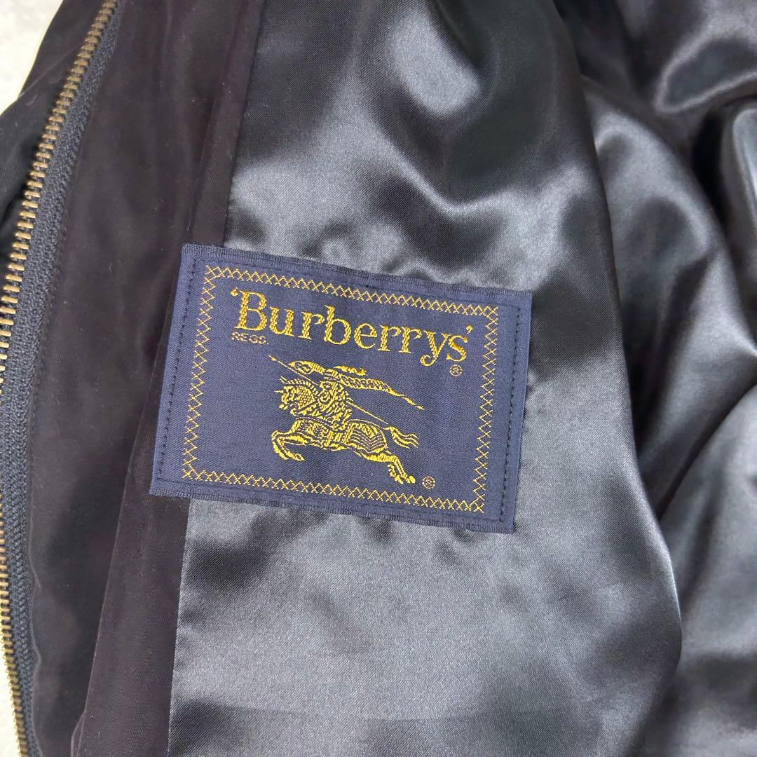 人気☆BURBERRYS 中綿モッズコート ノバチェック Bロゴ総柄 フード収納