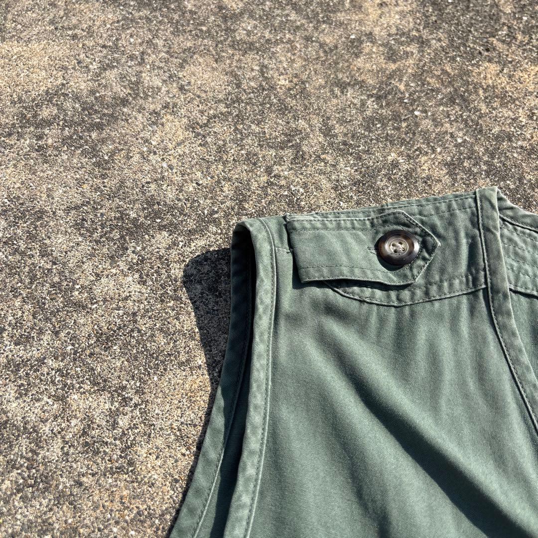 90s OLD GAP オールドギャップ サファリ ハンティング ベスト カーキ