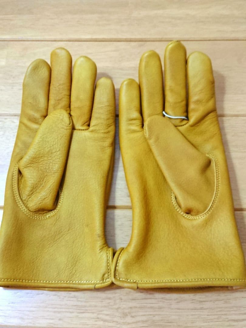ブコ ホースハイド MOTORCYCLE GLOVE YELLOW 8½