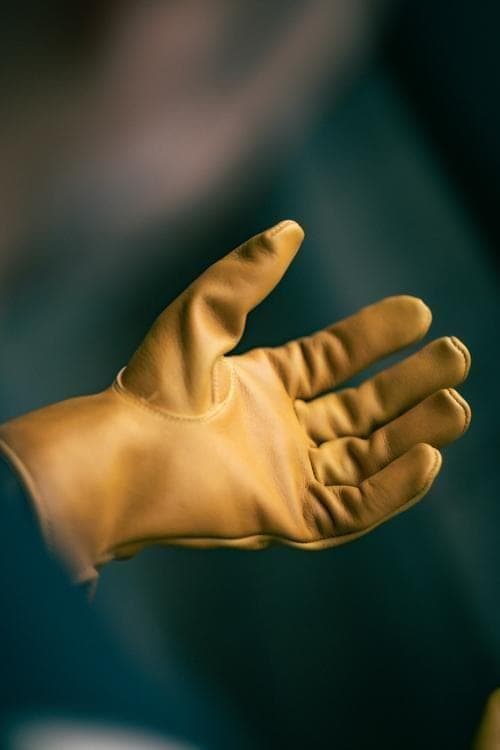 ブコ ホースハイド MOTORCYCLE GLOVE YELLOW 8½