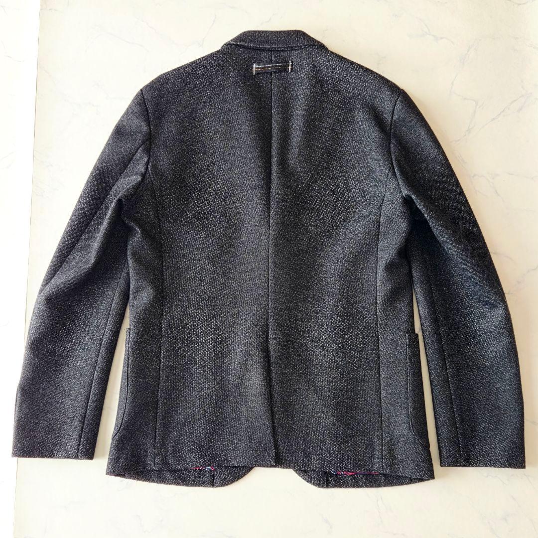 美品✨デシグアル マン テーラードジャケット 裏地リーフ柄 グレー XL 50