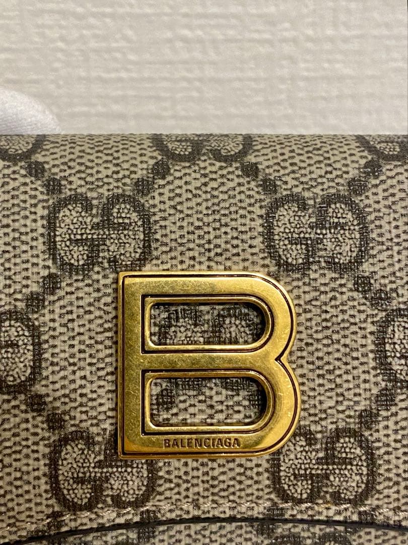 《激レア》GUCCI グッチ BALENCIAGA バレンシアガ 三つ折り財布